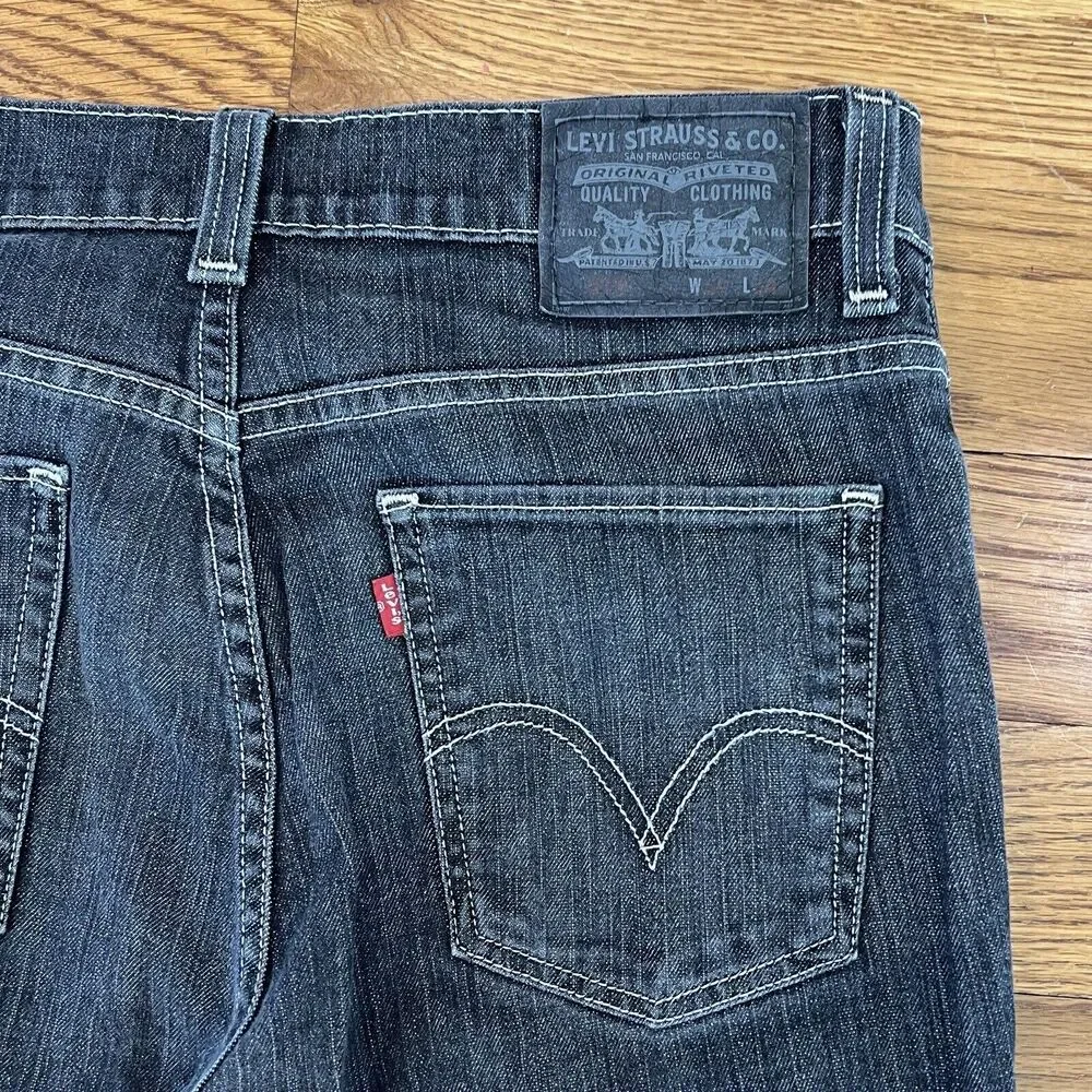 Levis Premium 510 Super Skinny Denim Jeans Mens W34‎ L34 Black